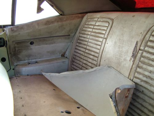 1968 Yellow Firebird Interior RH Rear Seat